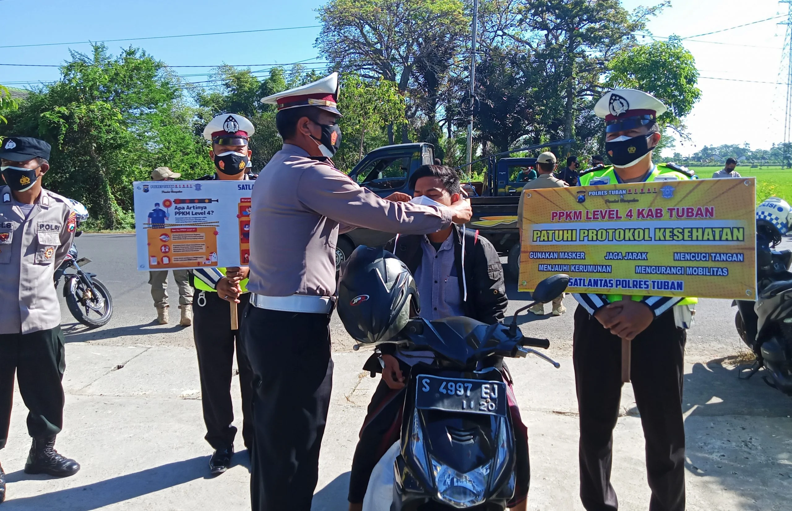 Denda Pelanggar Protokol Kesehatan di Tuban Capai 151,3 juta