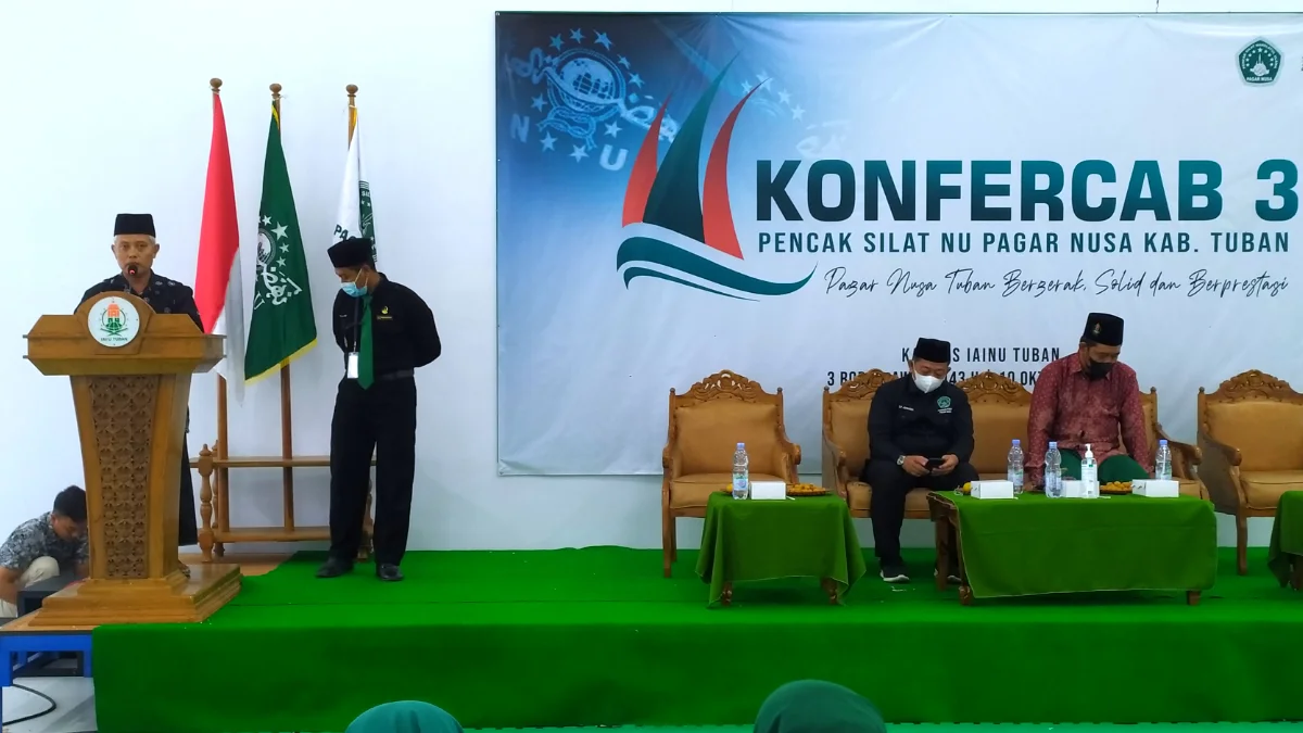 Gelar Konfercab 3, Abdul Mujib Kembali Pimpin Pagar Nusa Tuban