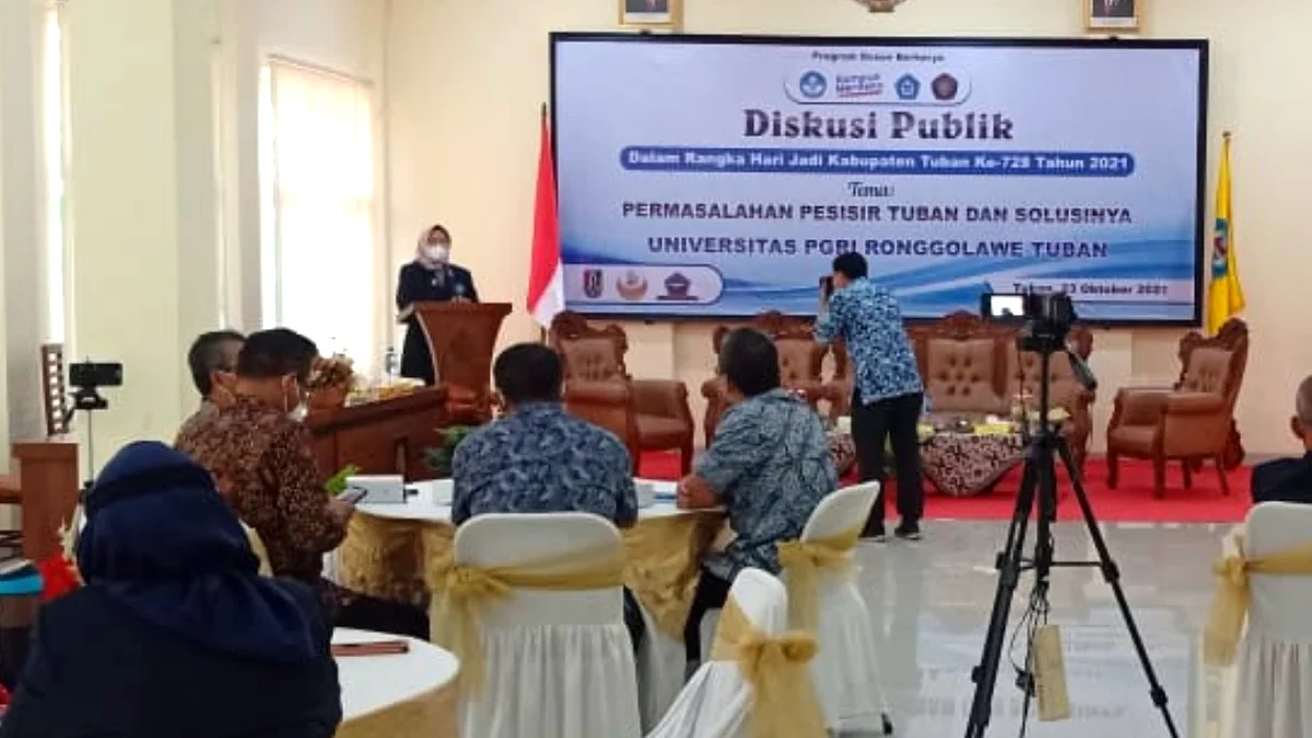 Kupas Tuntas Permasalahan Pesisir Tuban, Unirow dan UB Malang Gelar Diskusi Publik