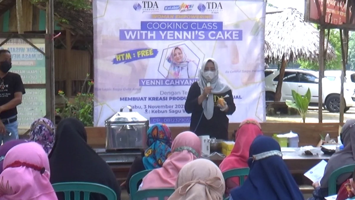 Kreasikan dan Tingkatkan Produk Olahan Sagu, TDA Perempuan Tuban Gelar Cooking Class