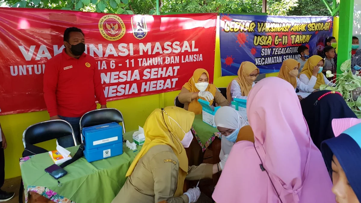 Percepatan Herd Immunity Lansia dan Anak Usia 6-11 Tahun di Tuban, Binda Jatim Genjot Vaksinasi di Sekolah