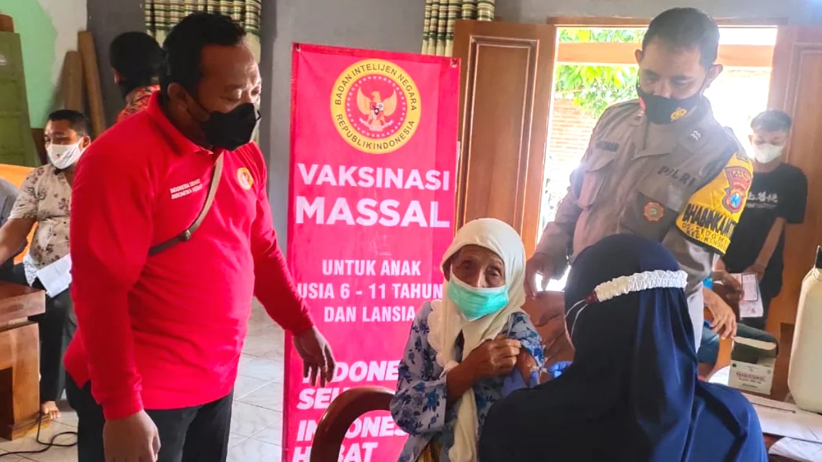 Sukseskan Program Vaksin, BIN Jatim dan Pemkab Gelar Vaksinasi Massal di Tuban