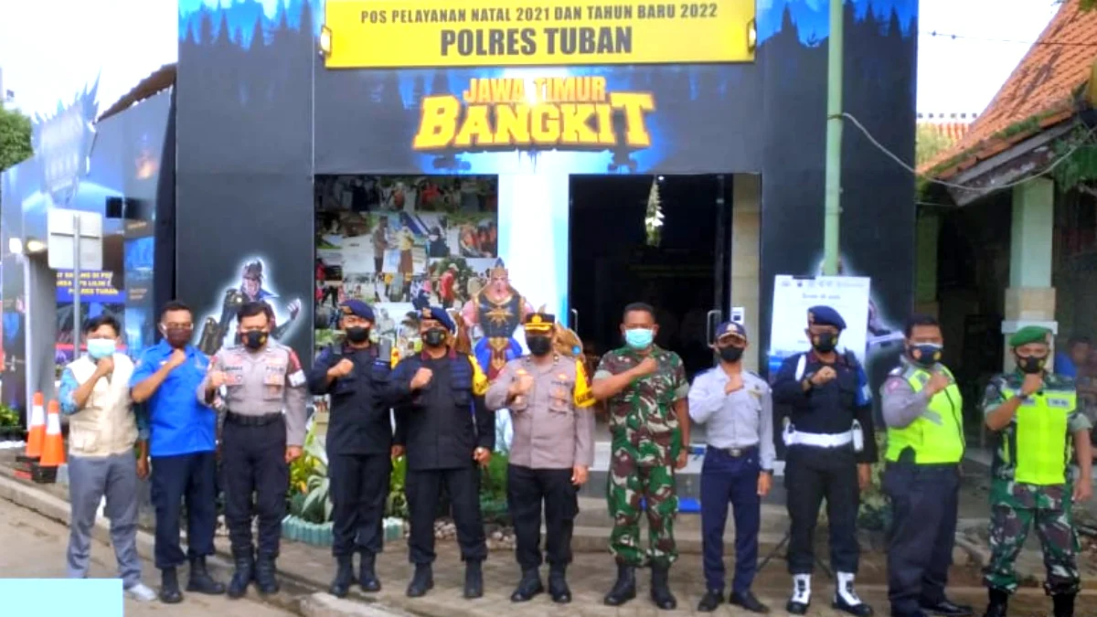 Pengamanan Nataru, Dishub Tuban Kerahkan Personelnya Jaga Posko dan Cegah Penyebaran Covid-19