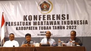 Gelar Konfercab, Suwandi Terpilih Jadi Ketua PWI Tuban Periode 2022-2025