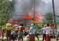 Gudang Penggilingan Padi di Bojonegoro Ludes Terbakar, Pemilik Rugi 250 Juta