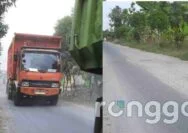 Jalan Penghubung Antar Desa di Soko Tuban Rusak dan Berdebu, Diduga Akibat Hilir Mudik Truk Tronton