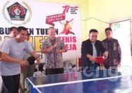 PWI Tuban Gelar Turnamen Tenis Meja, Tingkatkan Prestasi dan Junjung Sportivitas