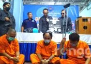 Tiga Pengedar Sabu Asal Bojonegoro Diringkus BNNK Tuban, Satu Tersangka Dijerat Hukuman Mati