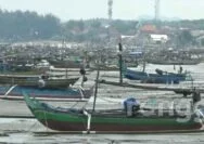 Dampak Cuaca Buruk, Nelayan Tuban Parkirkan Perahu di Bibir Pantai