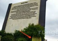 Memprihatinkan, Kawasan Monumen Adpada Pancasila Tuban Jadi Sasaran Vandalisme