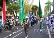 HUT Satpol-PP, Satlinmas, Damkar dan Penyelamatan Jatim di Tuban Berlangsung Meriah