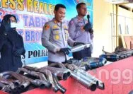 Ratusan Knalpot Brong Disita Satlantas Polres Tuban Selama Ramadan