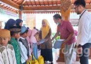 Jelang Lebaran, UTSG Pabrik Tuban Santuni Anak Yatim Kepada Masyarakat Sekitar Perusahaan