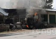 Muatan Gas LPG Terbakar Bikin Panik Warga Tuban, 2 Mobil dan 1 Truk Hangus