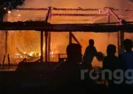 Tradisi Colok Malam Songo di Tuban Berakhir Duka, Dua Bangunan Hangus Terbakar