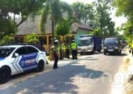 Polres Tuban Lakukan Upaya Penertiban Armada Pengangkut Material Tambang