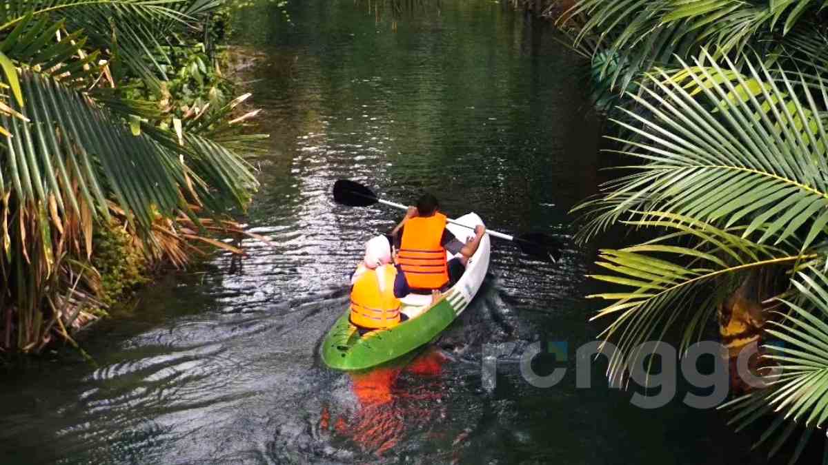 Ekowisata Silowo Tuban Lagi Hits, Main Perahu Suasana Seperti Sungai Amazon