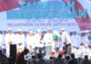 KH Fathul Huda Resmi Dilantik Sebagai Pengurus Idaroh Wustho Jatman Jatim