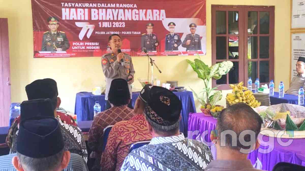 HUT Bhayangkara ke 77, Polsek Jatirogo Tuban Harapkan Polri Kembali Dicintai Masyarakat