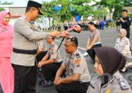 Naik Pangkat, 48 Anggota Polres Tuban Jalani Tradisi Siraman