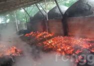 Polisi Ungkap Pemicu Kebakaran Pabrik Arang di Parengan Tuban