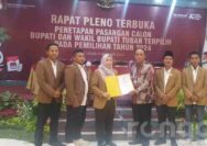 Hanya Joko Sarwono yang Datang Penetapan Paslon Cabup-Cawabup Tuban Terpilih