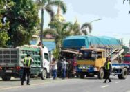 Gara-Gara Sopir Kurang Fokus, Tiga Kendaraan Terlibat Kecelakaan Beruntun di Tuban
